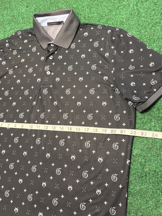 Greyson Other - Greyson Men's Golf Polo Shirt with All-Over Print Motif (Medium)